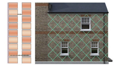 Replacing cavity wall ties